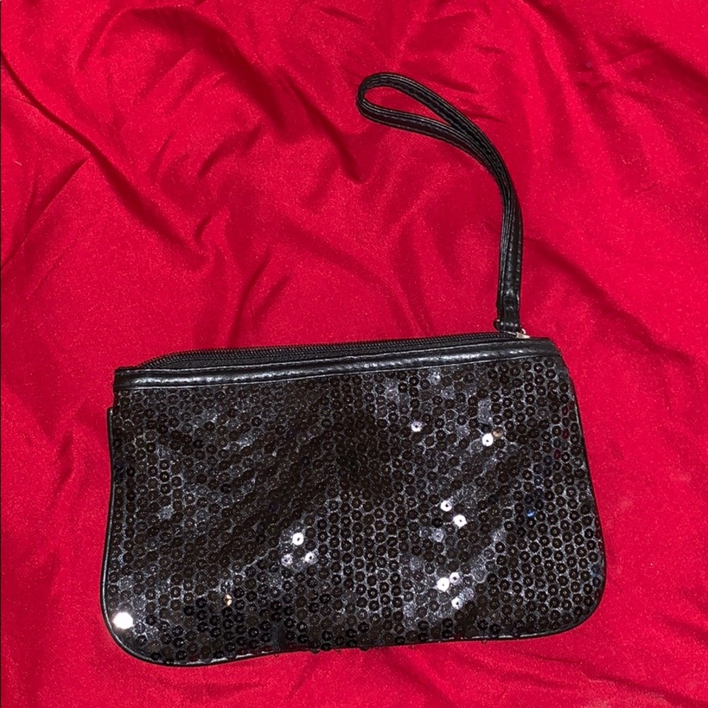 Sequined Wristlet